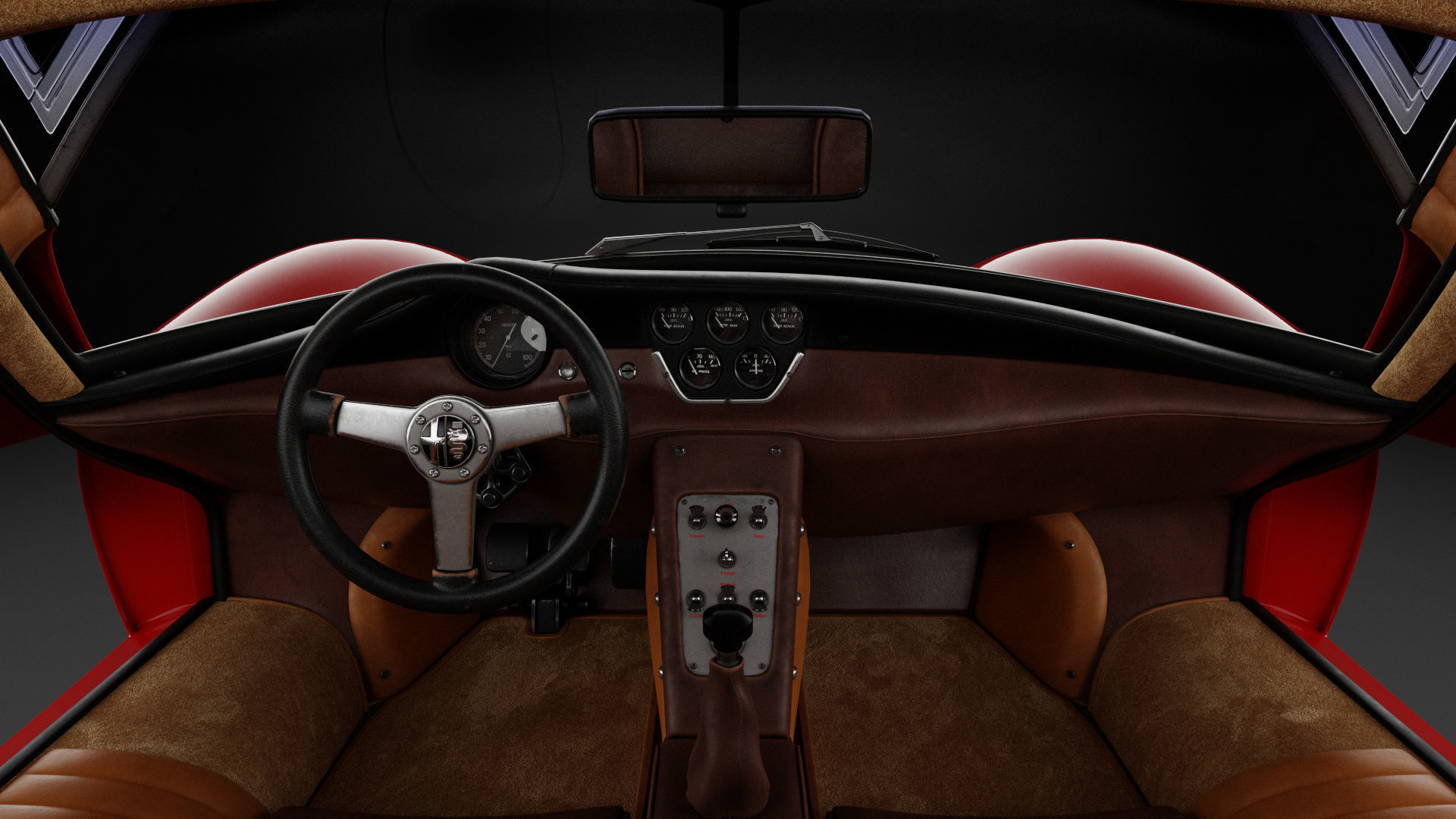 1967 Alfa Romeo Tipo 33 Stradale 3D model_9