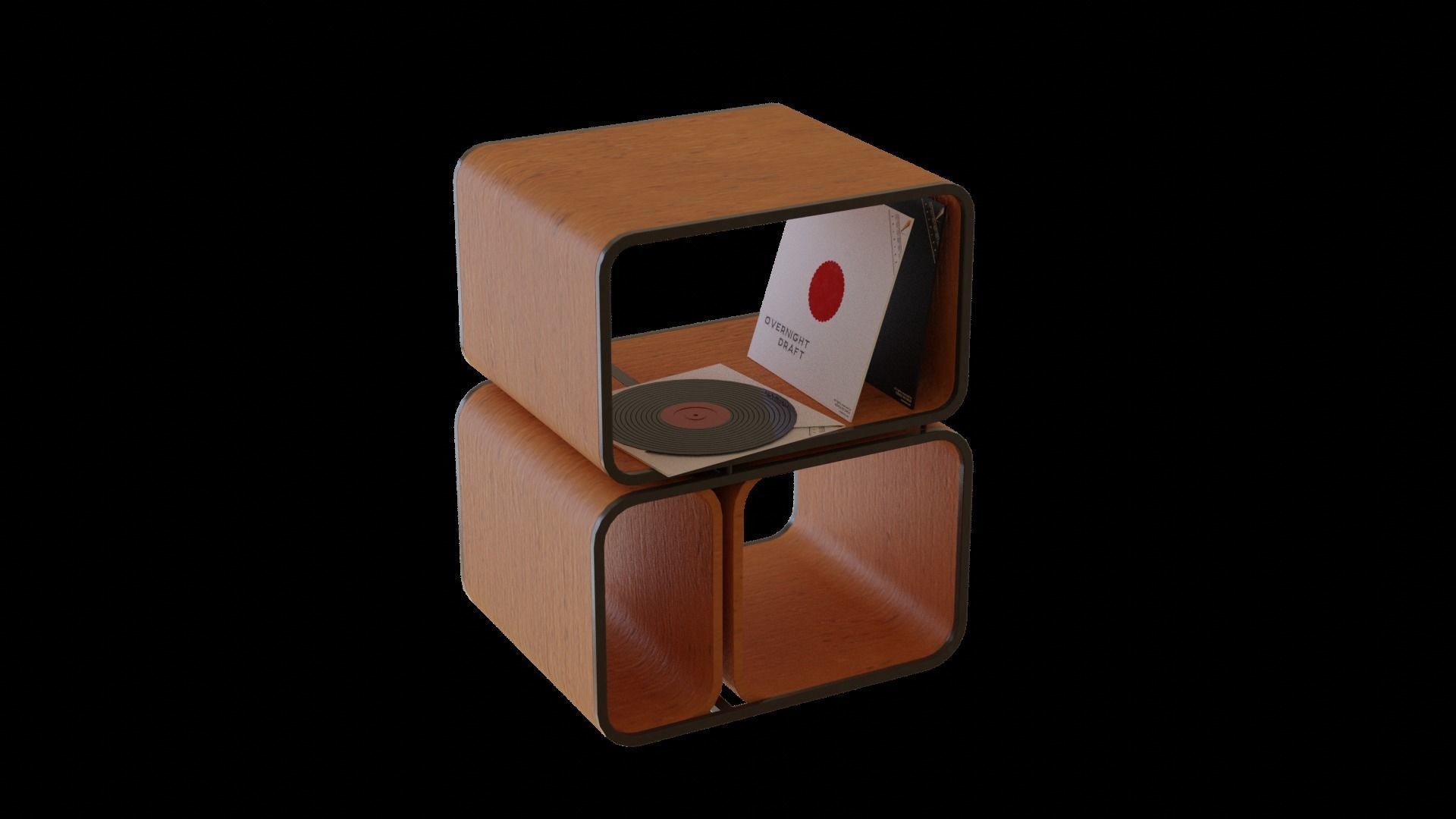 Record Player 3D model_5