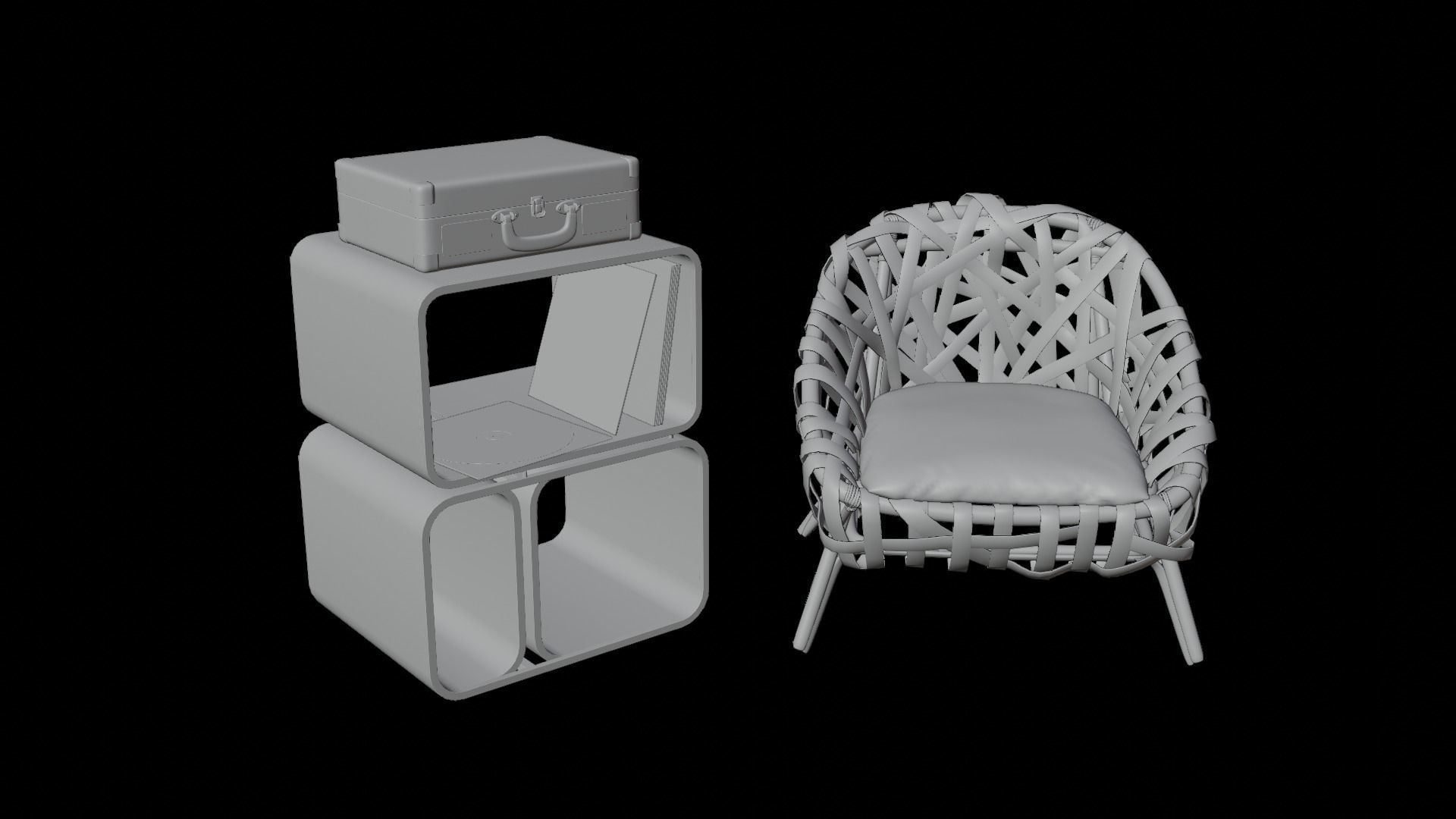 Record Player 3D model_8