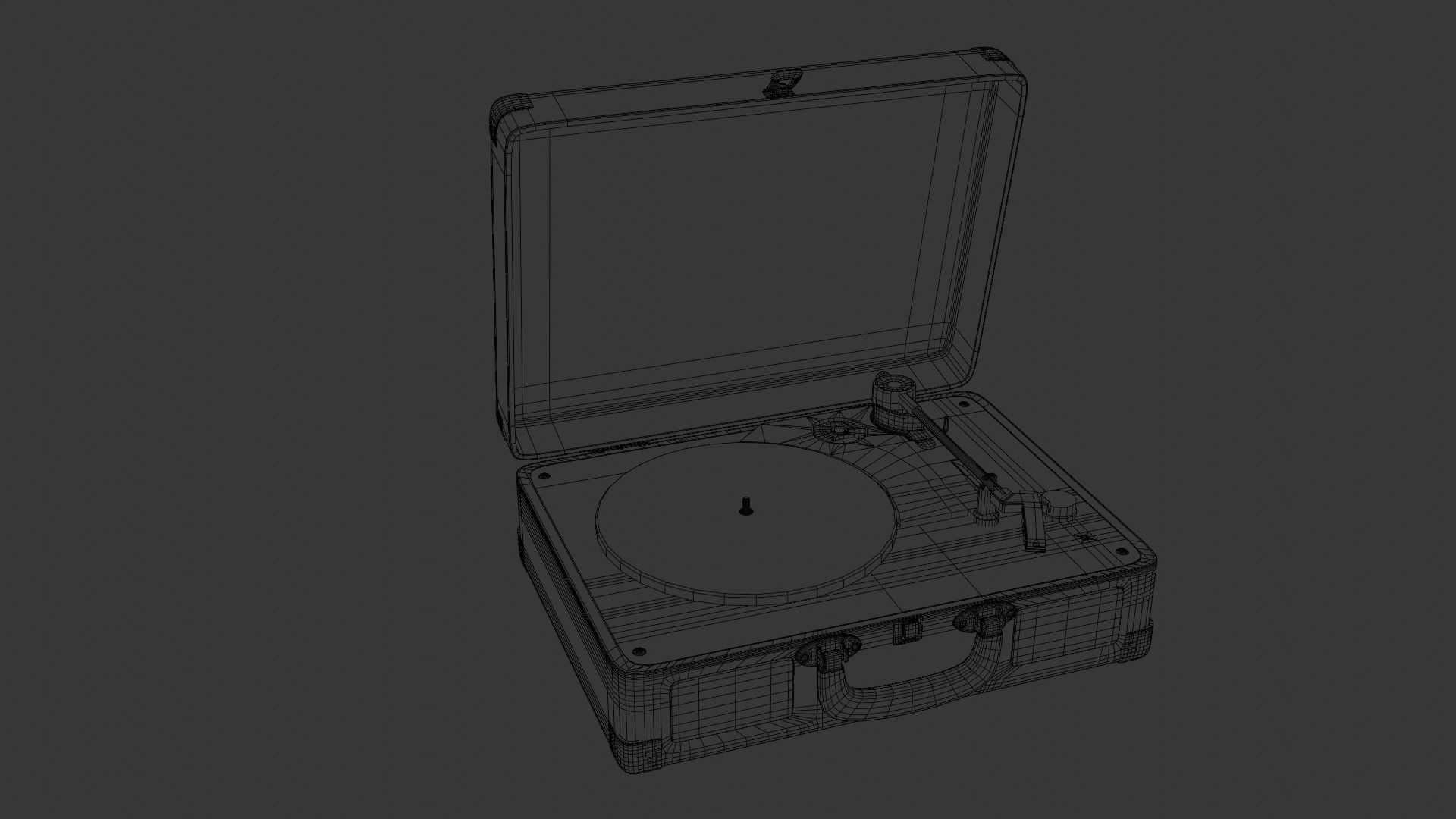 Record Player 3D model_13