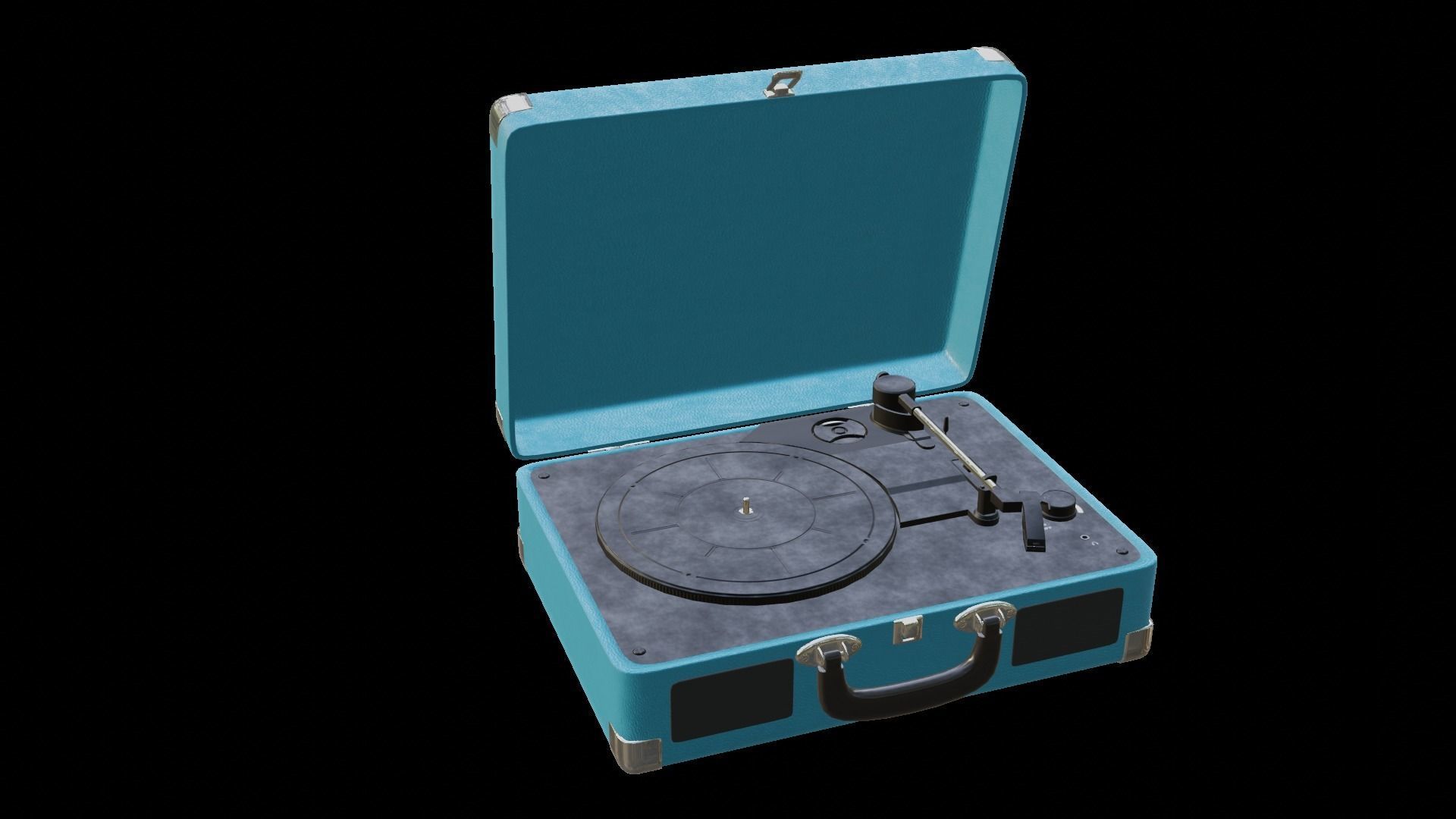 Record Player 3D model_3