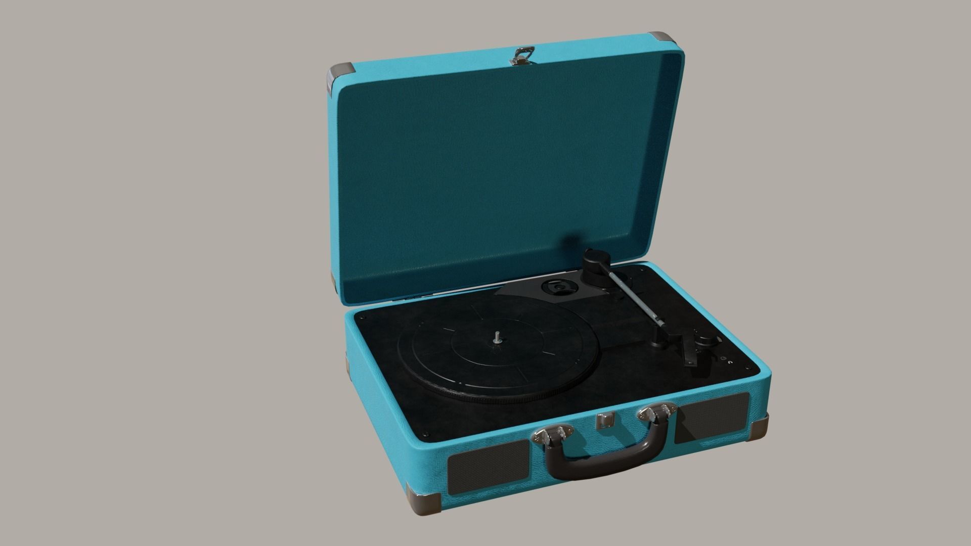 Record Player 3D model_1