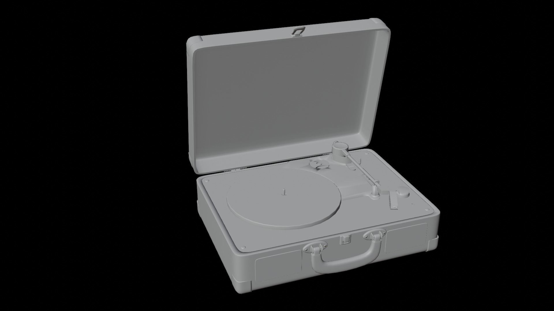 Record Player 3D model_9