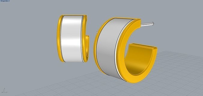 Hoop Earring Small Free 3D print model