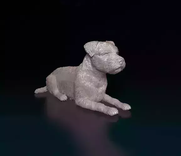 Border terrier 3D print model