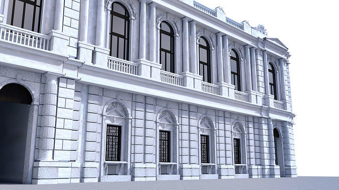 Burgtheater - Vienna Austria 3D model 6