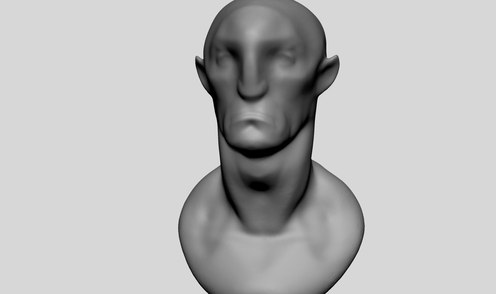 Base Creature Heads 3D model_8