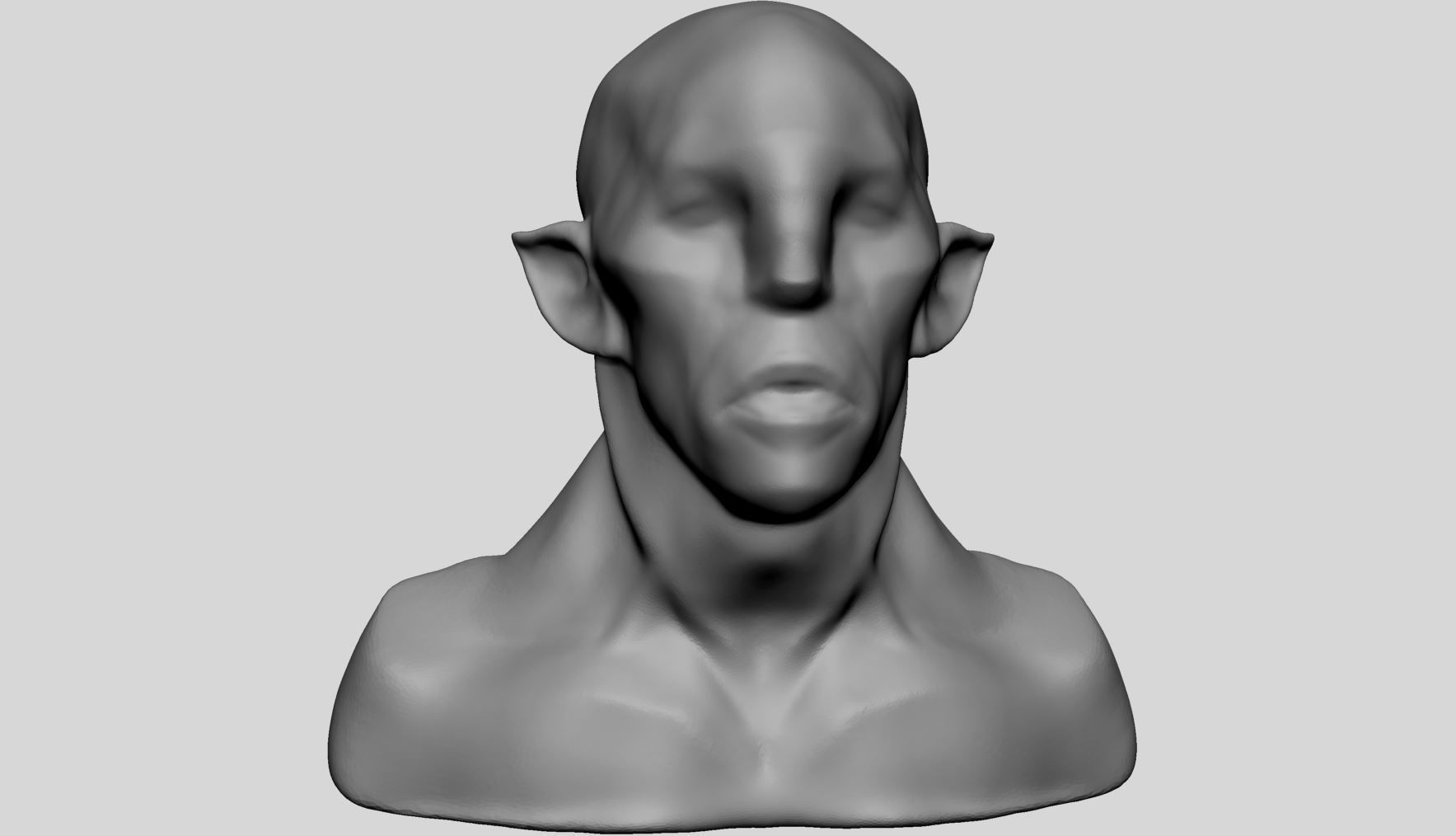Base Creature Heads 3D model_9