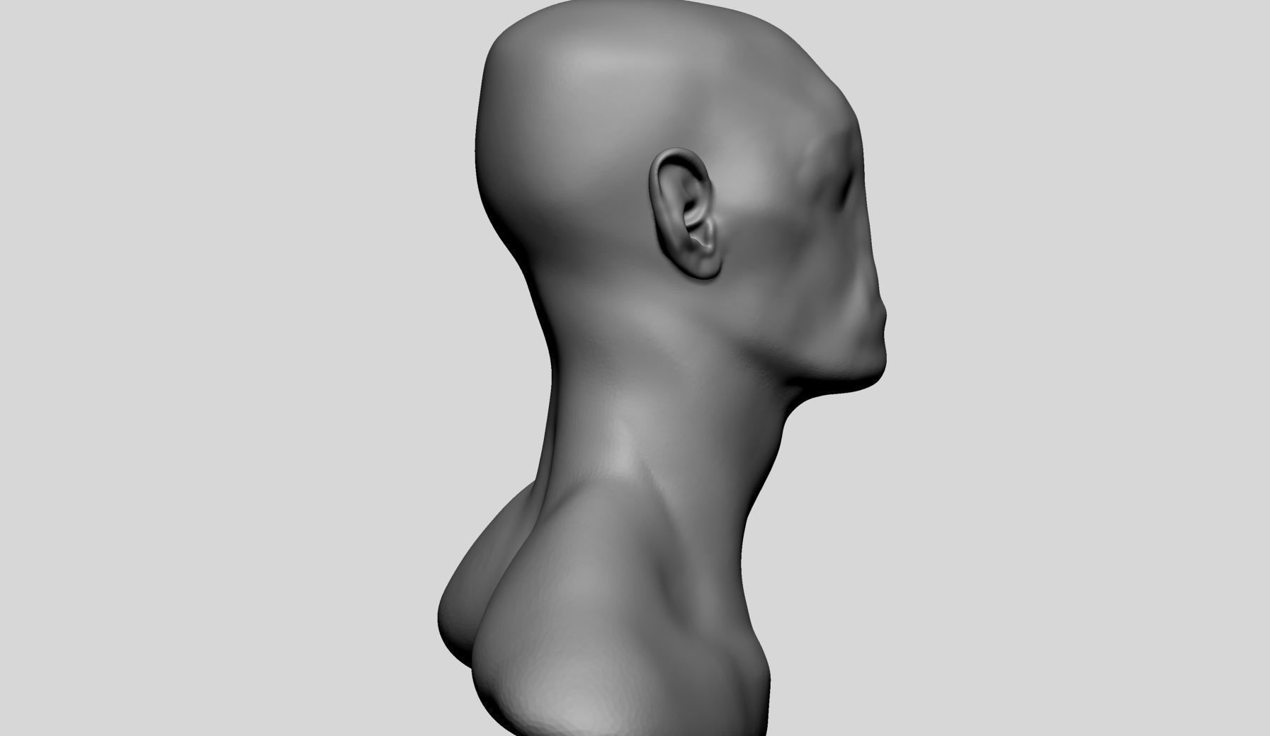 Base Creature Heads 3D model_16
