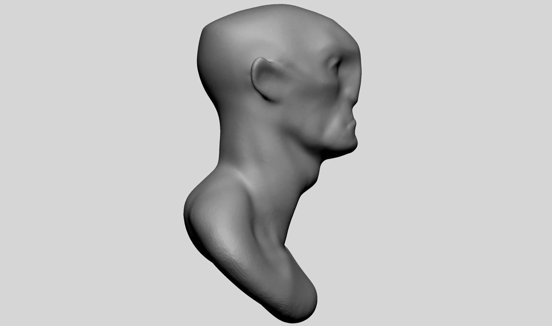Base Creature Heads 3D model_3