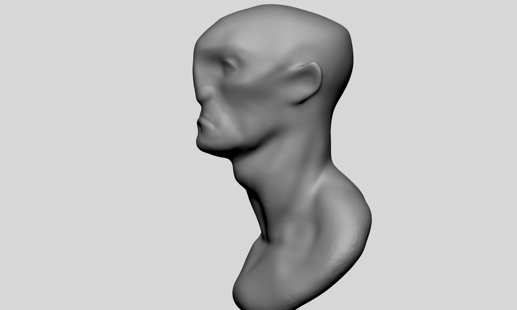 Base Creature Heads 3D model_7