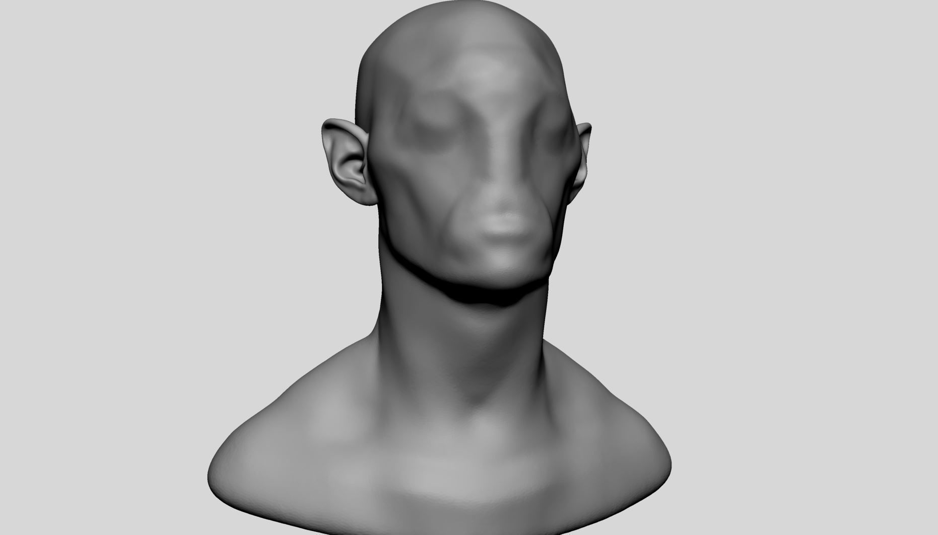 Base Creature Heads 3D model_14
