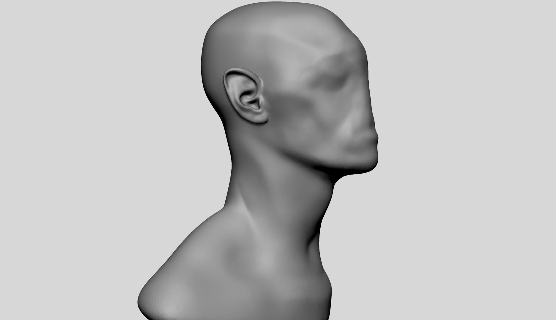 Base Creature Heads 3D model_15