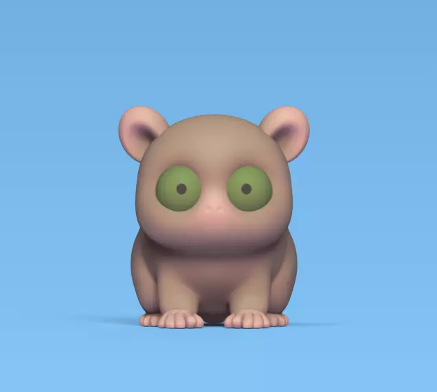 Little Tarsier 3D print model_0