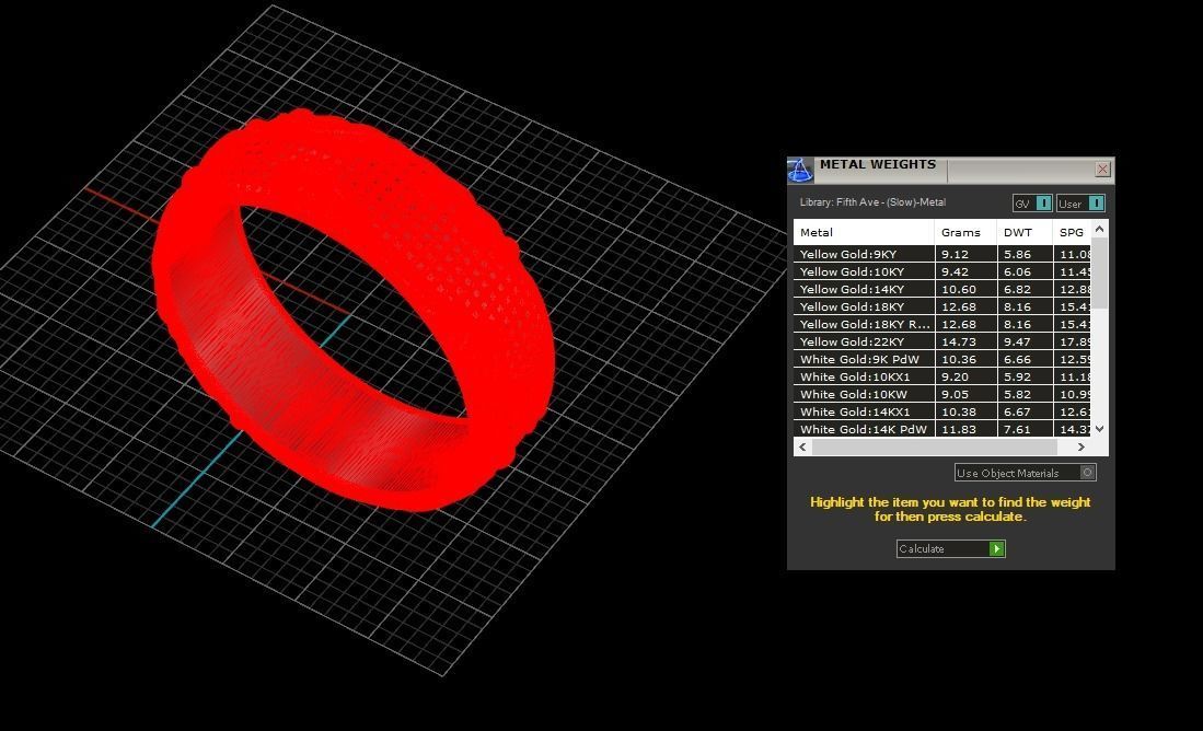David Yurman Waves Band Ring 3D print model_7