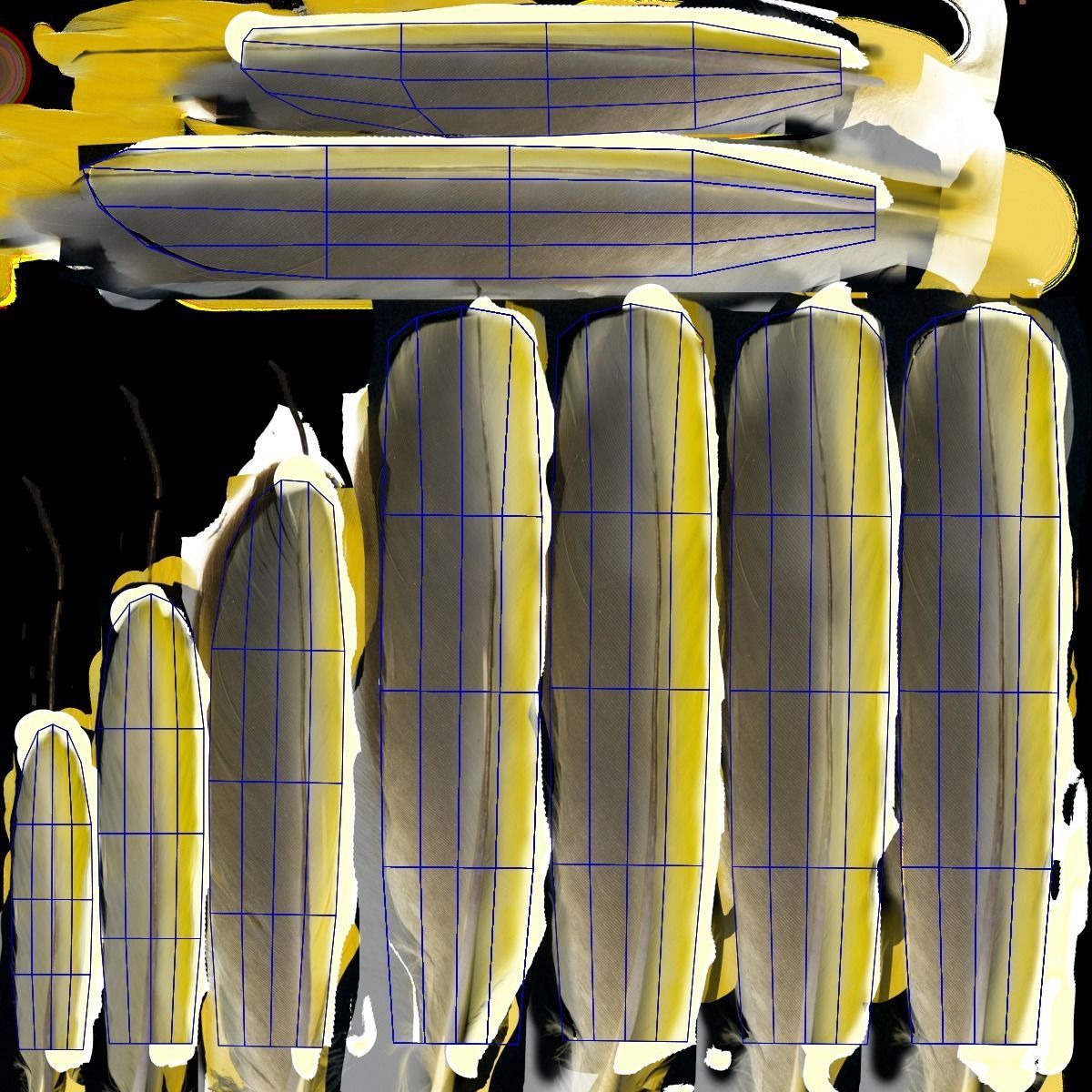 Yellow Warbler Animated VFX Grace 3D model_29