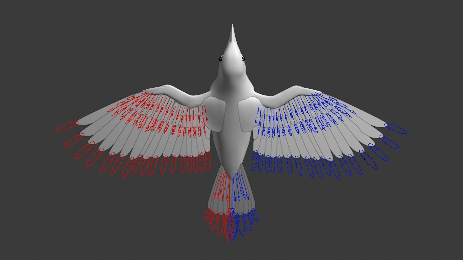 Yellow Warbler Animated VFX Grace 3D model_16