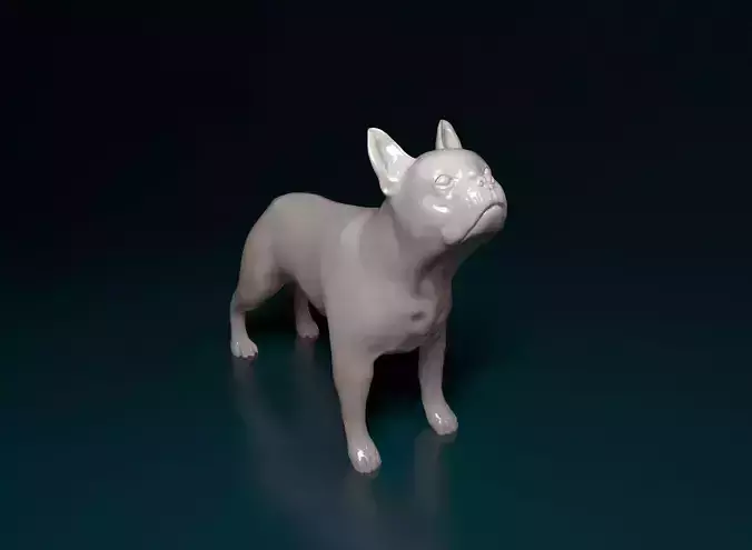 Boston terrier  3D print model