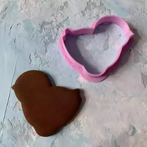 Easter Chicken Cookie Cutter 3D print model