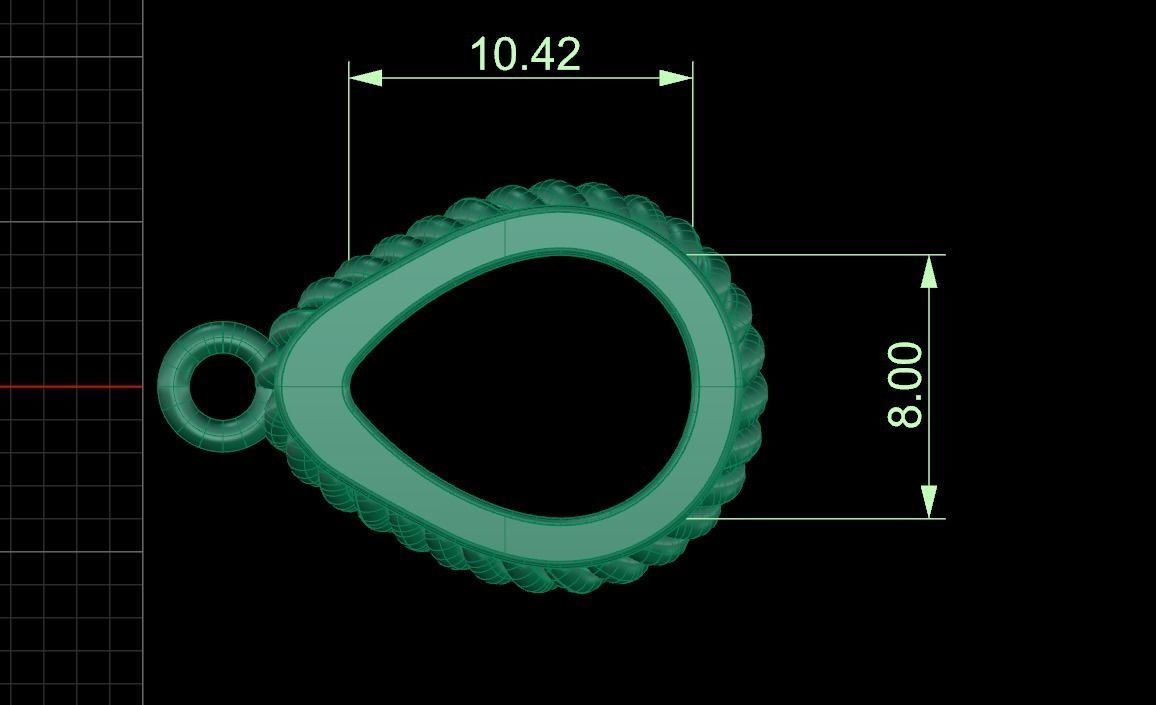 Rope  Spinning Memory Pendant 3D print model_6