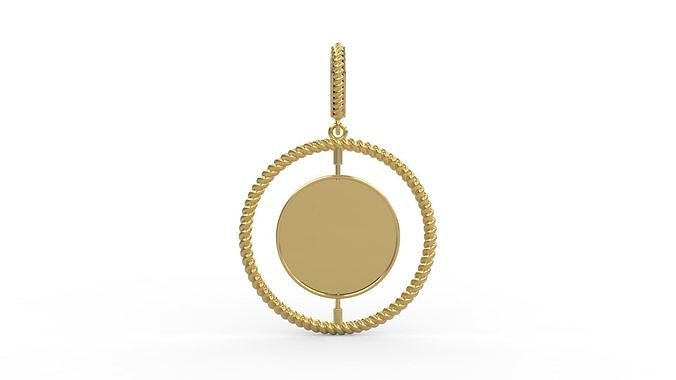Rope  Spinning Memory Pendant 3D print model