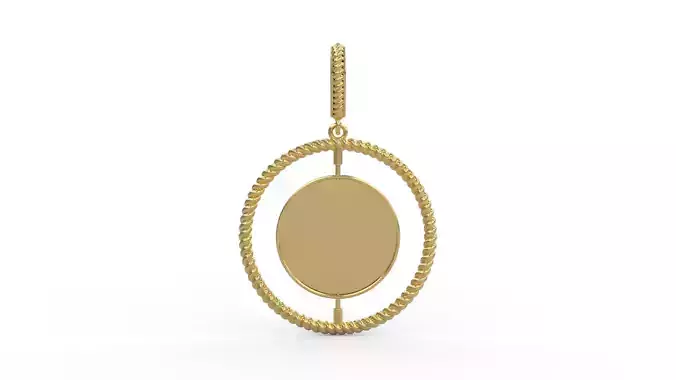 Rope  Spinning Memory Pendant 3D print model