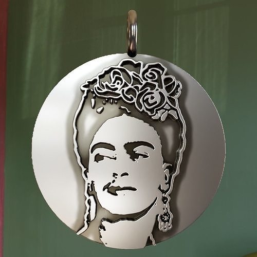 Frida pendant 3D print model