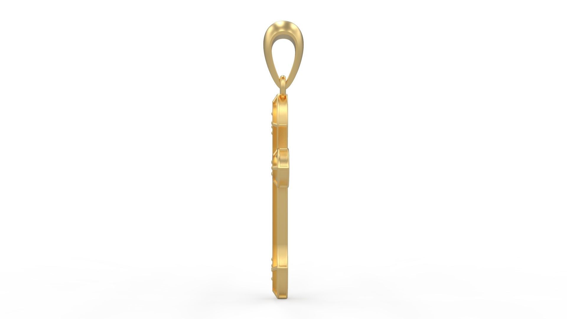 David Yurman Cross Pendant 3D print model_2
