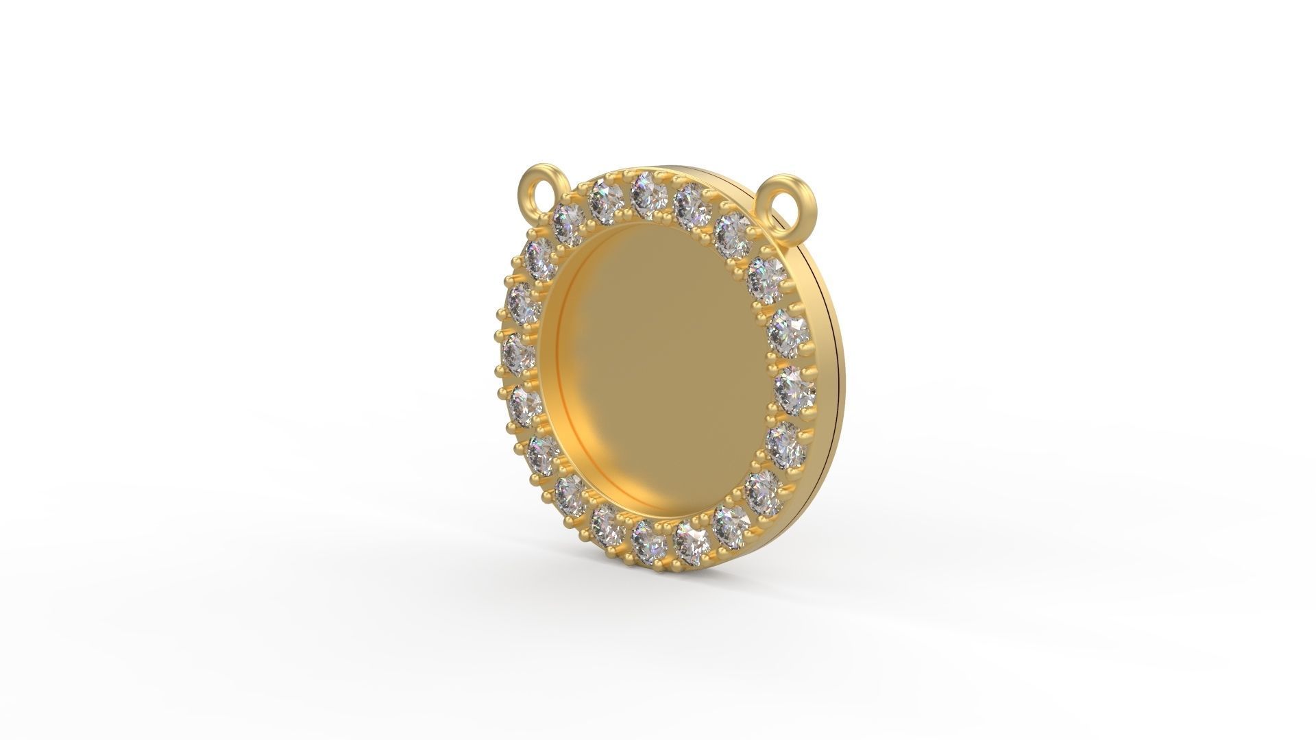 Disc Memory Pendant 3D print model_1