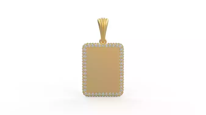 Memory Frame Pendant 24