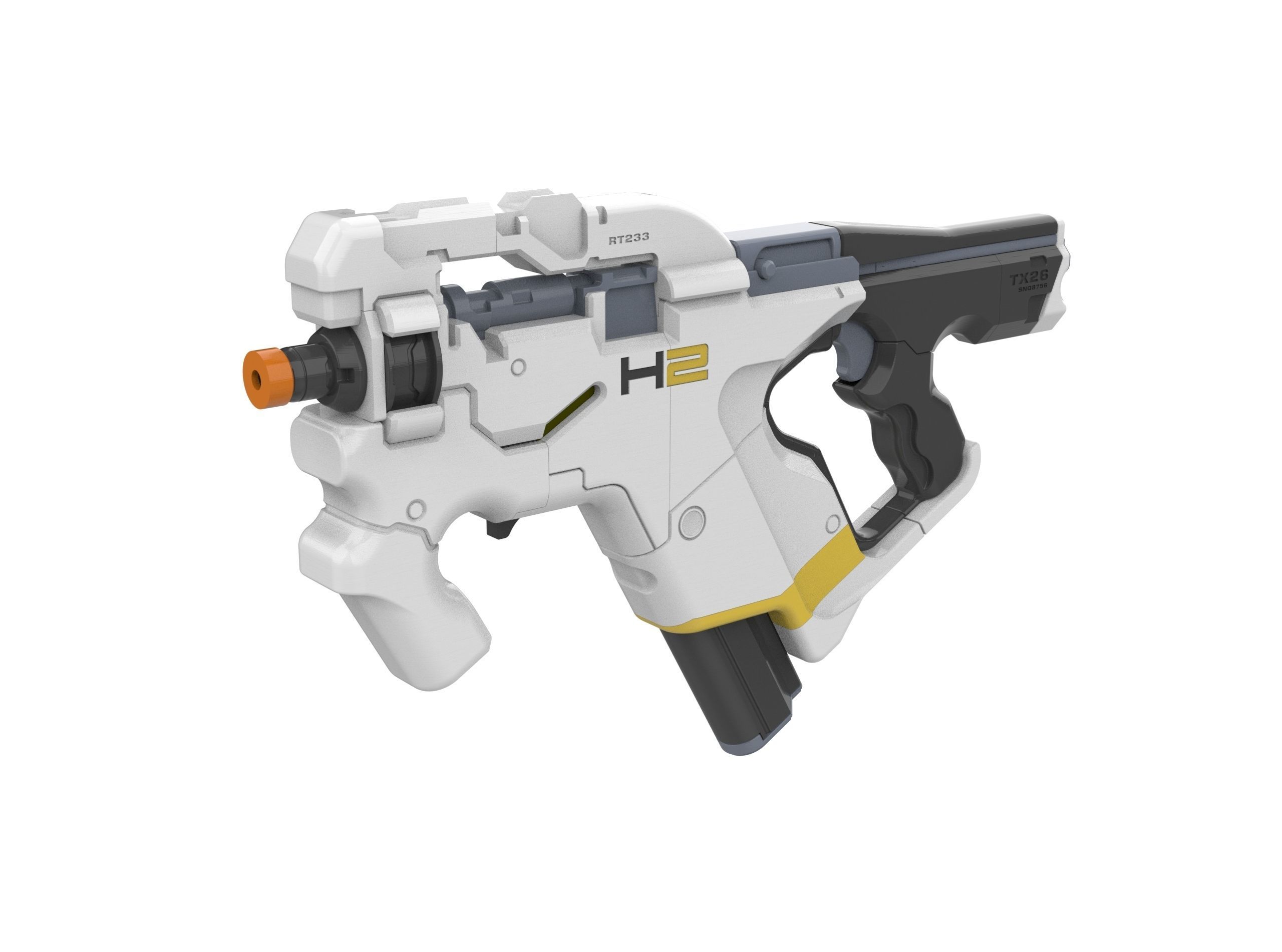 M-25 Hornet - Mass Effect - Printable 3d model - STL 3D print model_6