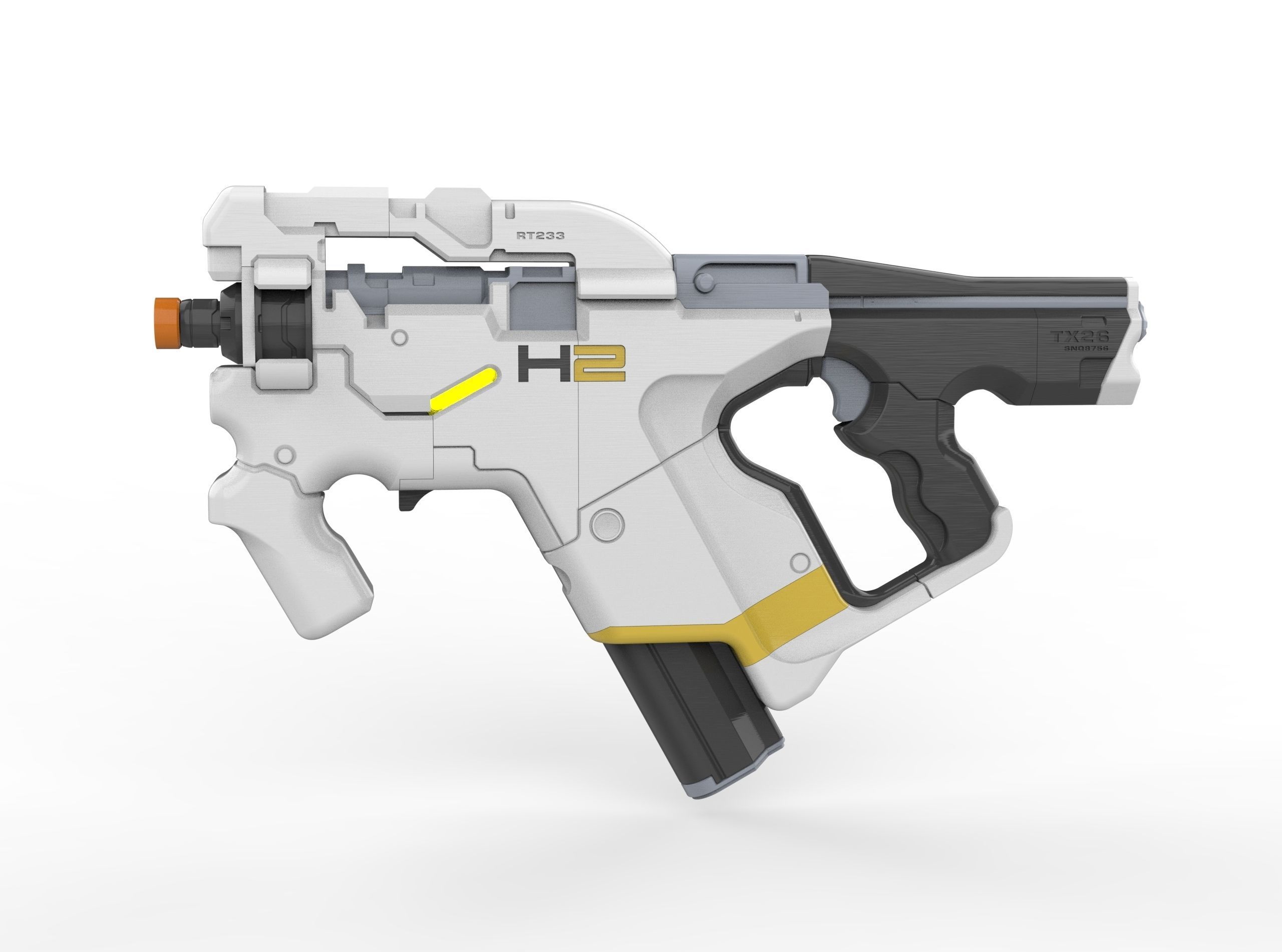 M-25 Hornet - Mass Effect - Printable 3d model - STL 3D print model_4