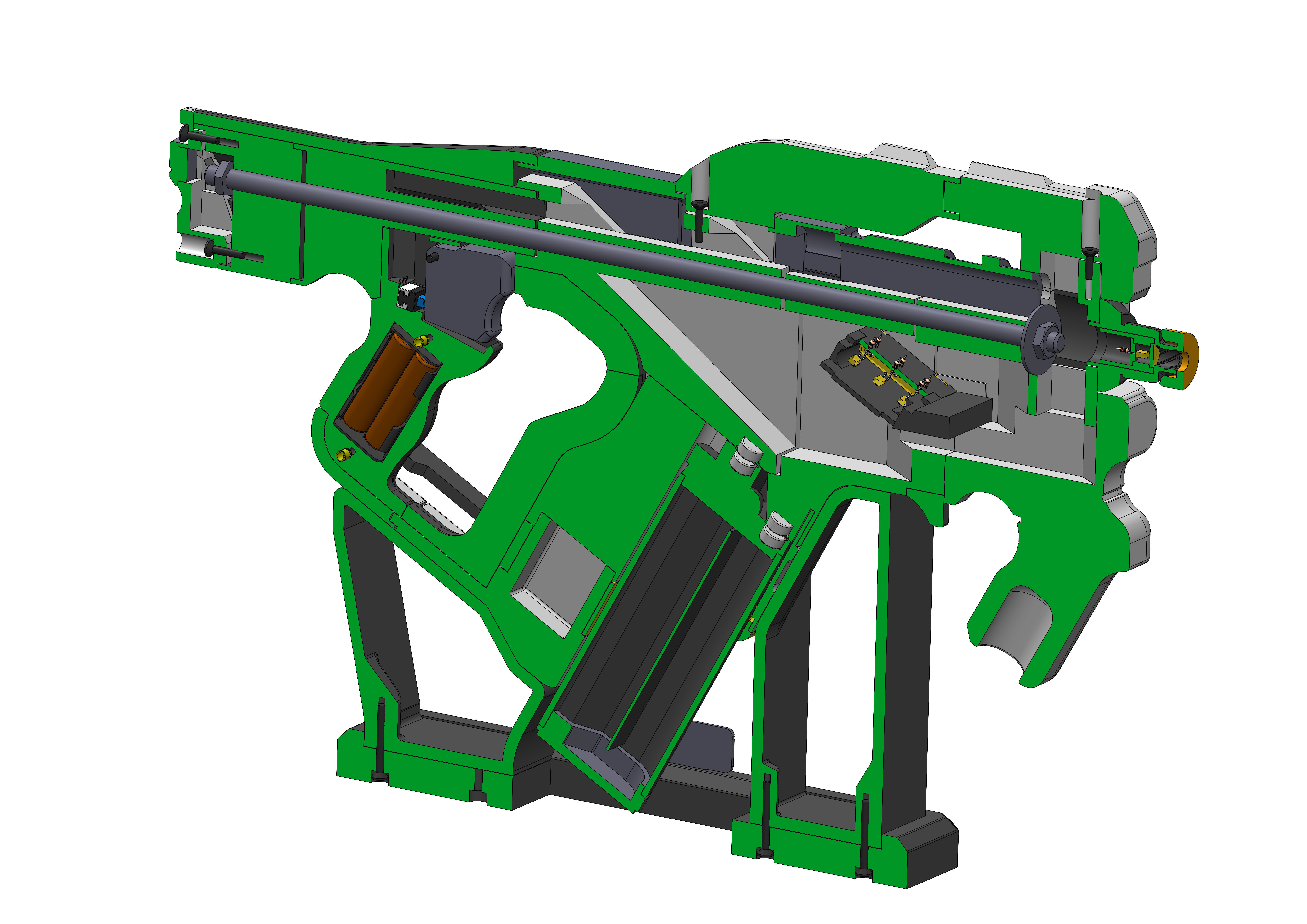 M-25 Hornet - Mass Effect - Printable 3d model - STL 3D print model_15