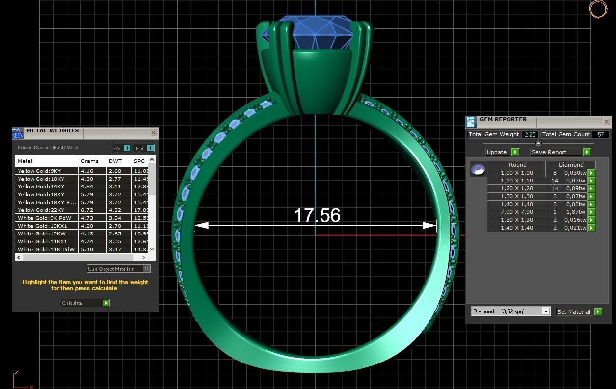 Jewelry  rings 3D print model_7