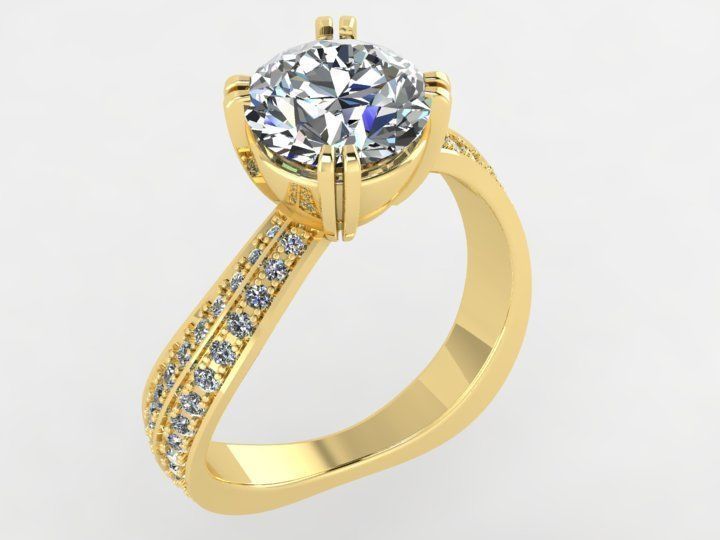 Jewelry  rings 3D print model_3