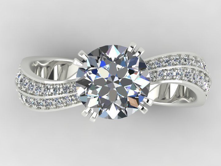 Jewelry  rings 3D print model_1