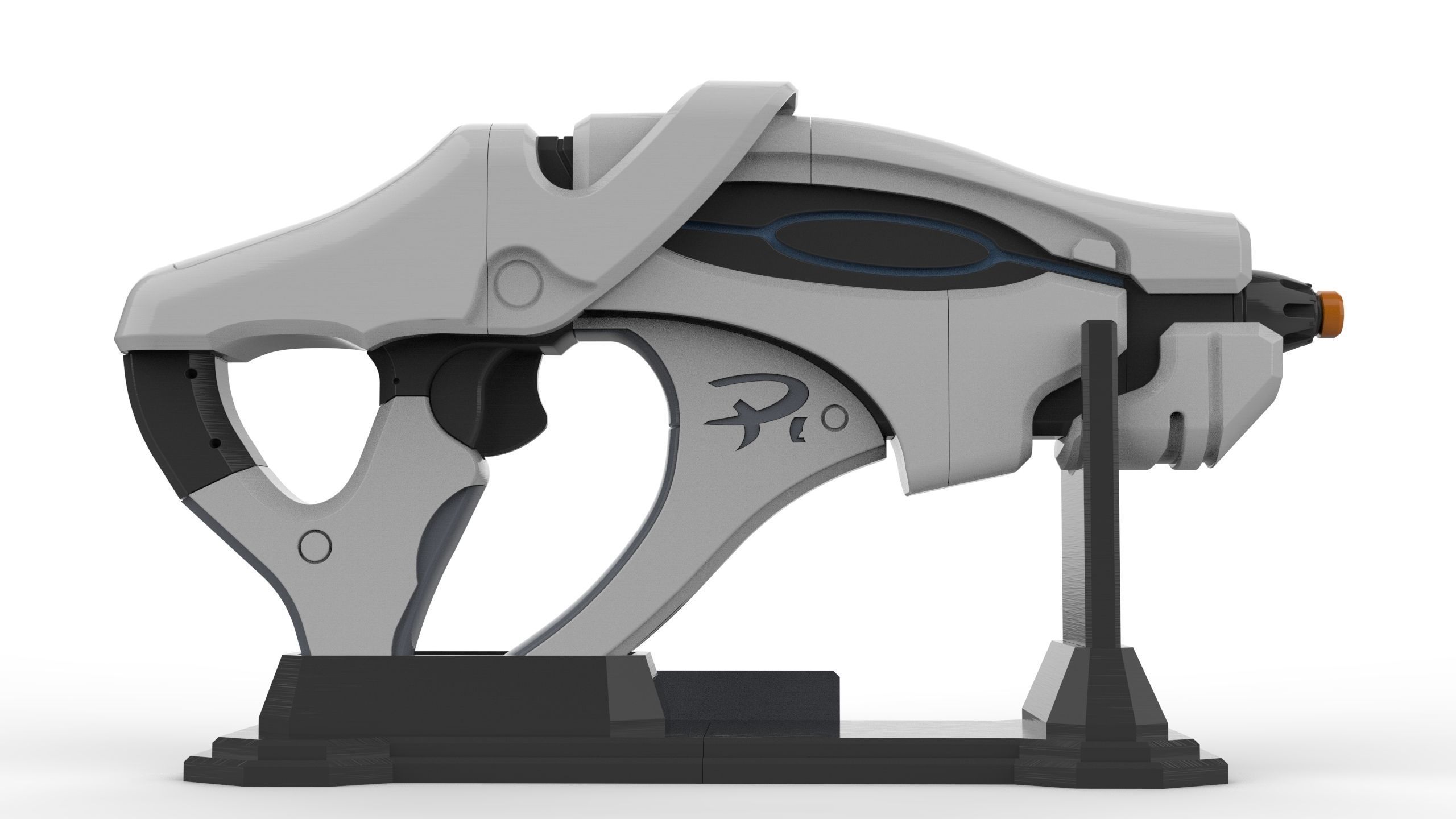 Scorpion Blaster - Mass Effect - Printable 3d model - STL 3D print model_6