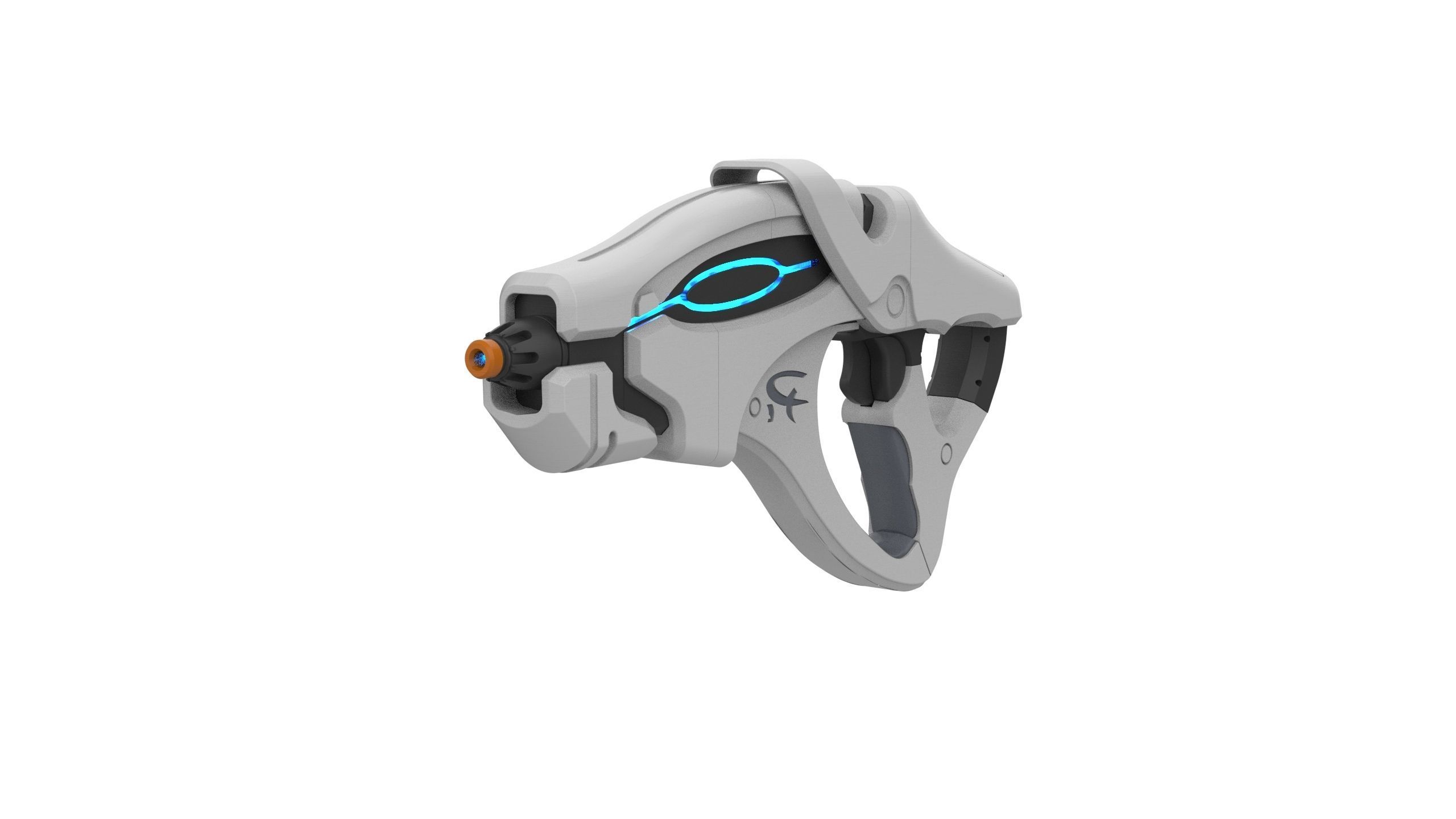 Scorpion Blaster - Mass Effect - Printable 3d model - STL 3D print model_7