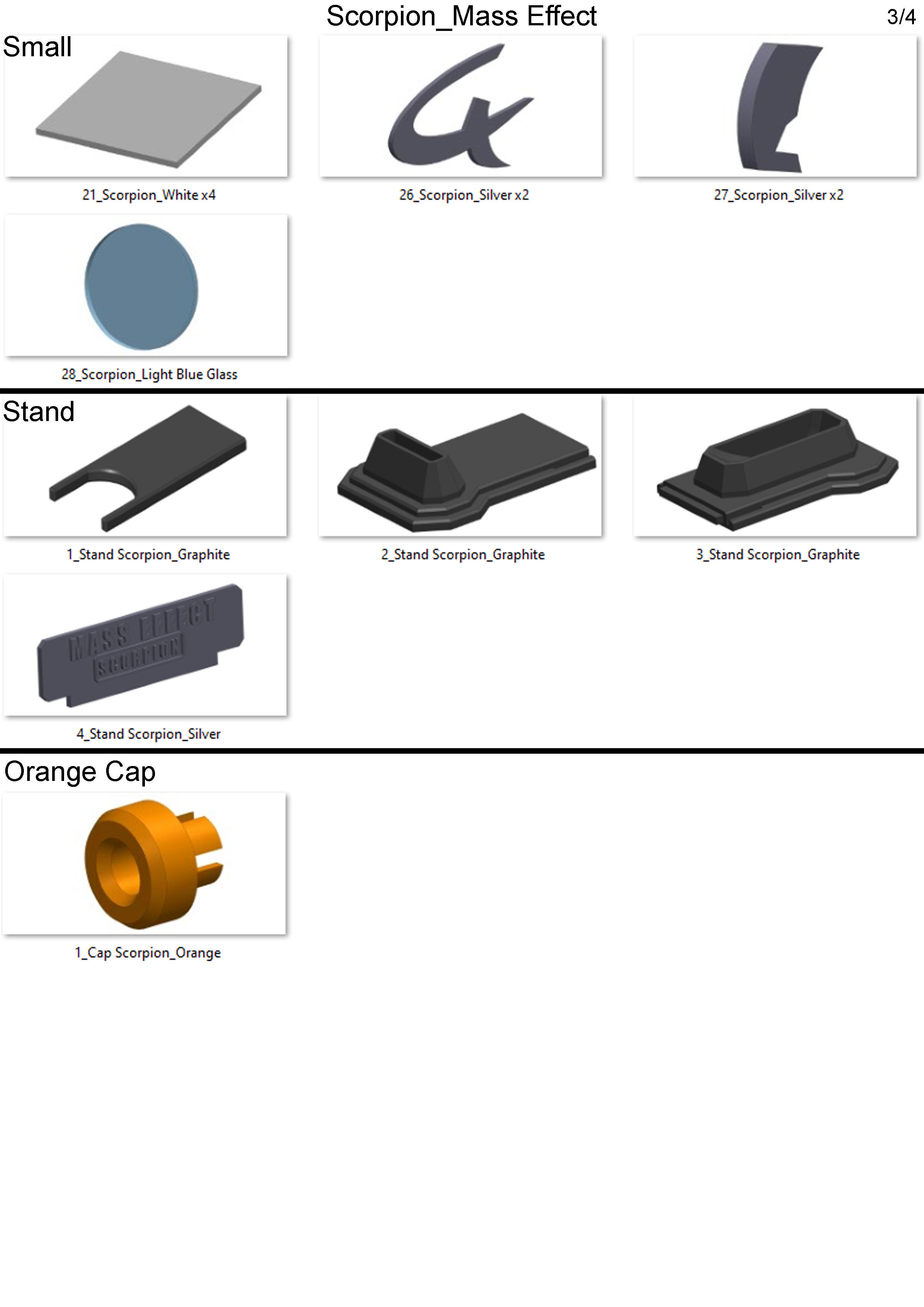 Scorpion Blaster - Mass Effect - Printable 3d model - STL 3D print model_15