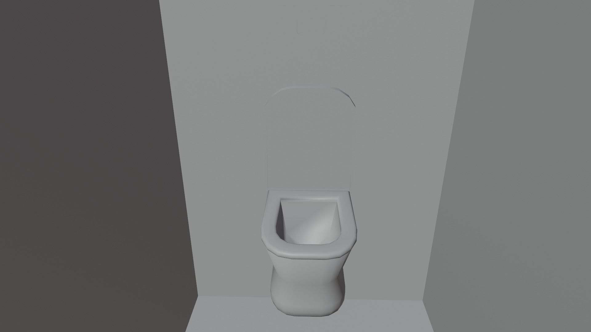 LOWPOLY AND PBR RESTROOM TOILLET 3D MODEL Low-poly 3D model_18
