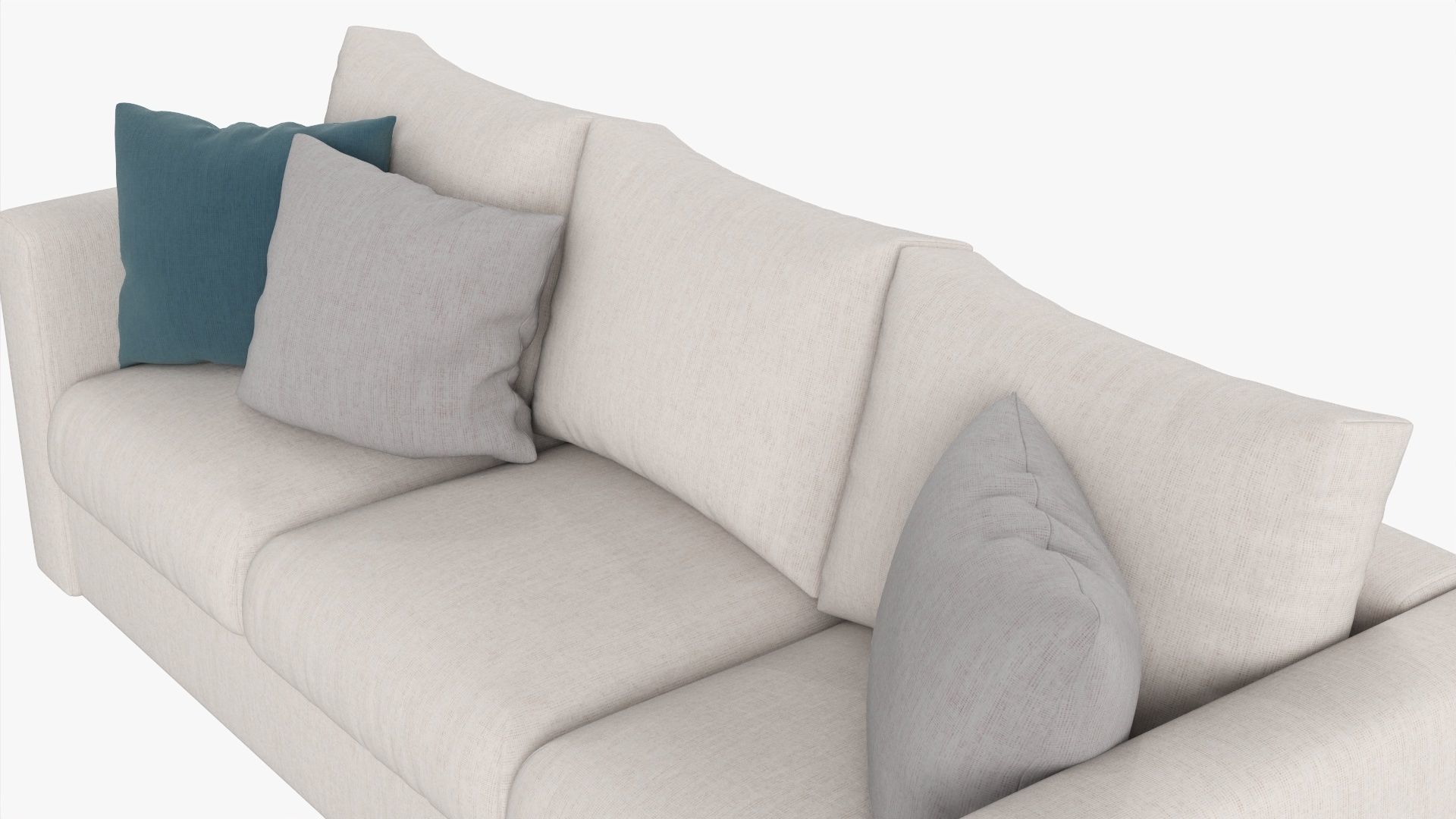 Modern sofa 3-seat with pillows 01 3D model_3