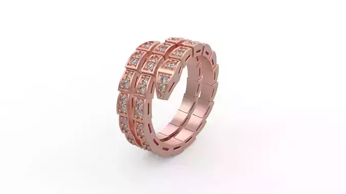 Bvlgari Viper Ring Us 12