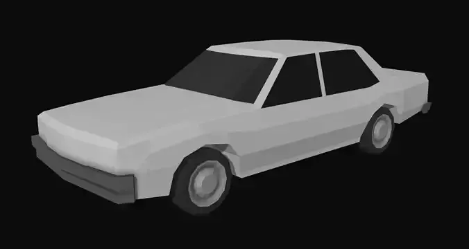 Sedan Low Poly car