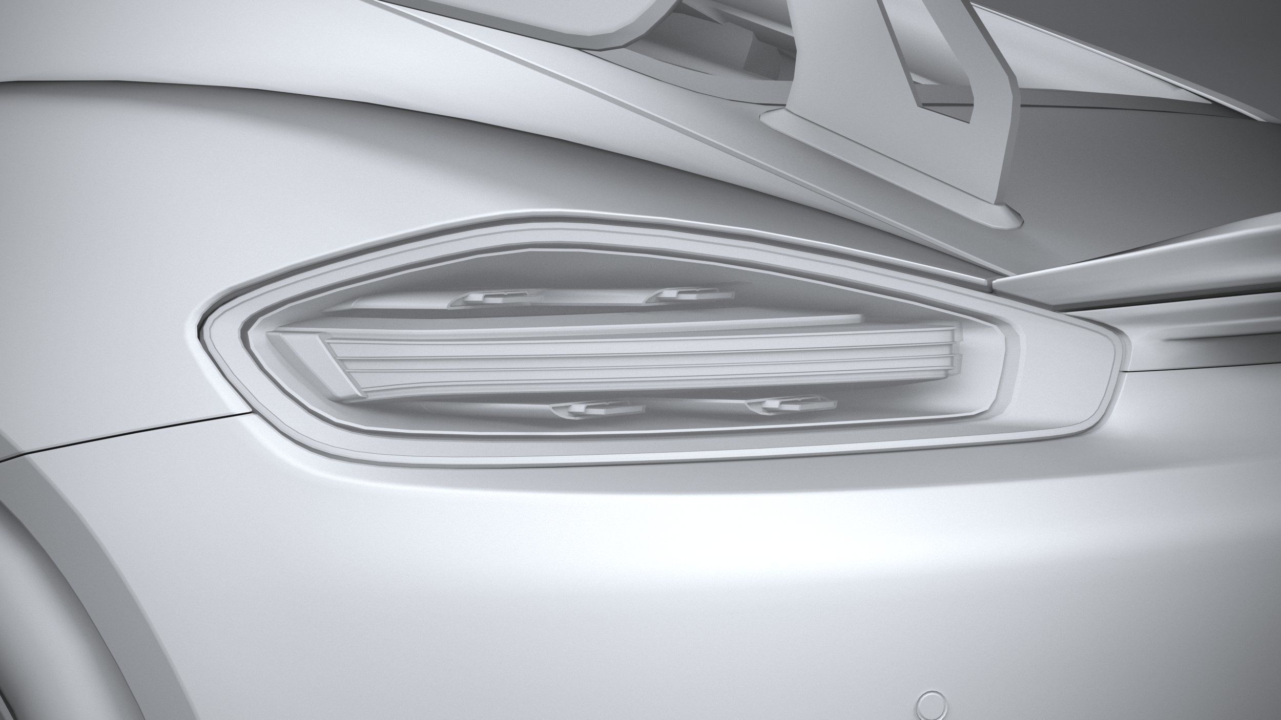 Porsche 718 Cayman GT4 RS 2022 lowpoly Low-poly 3D model_24