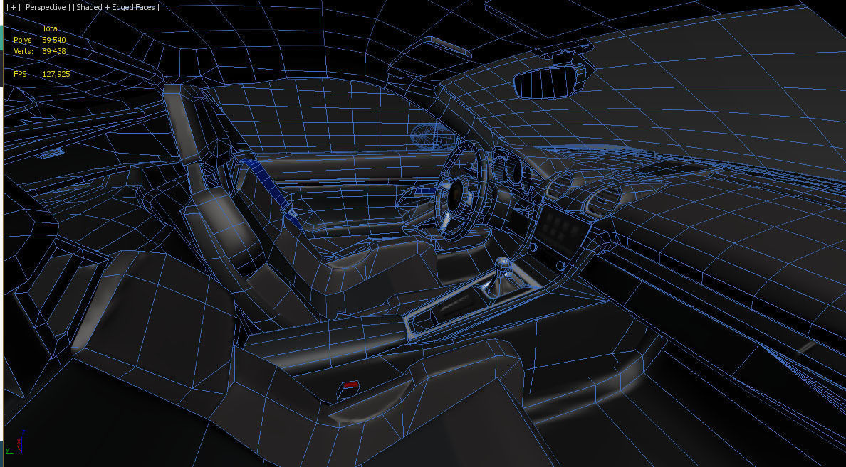 Porsche 718 Cayman GT4 RS 2022 lowpoly Low-poly 3D model_29