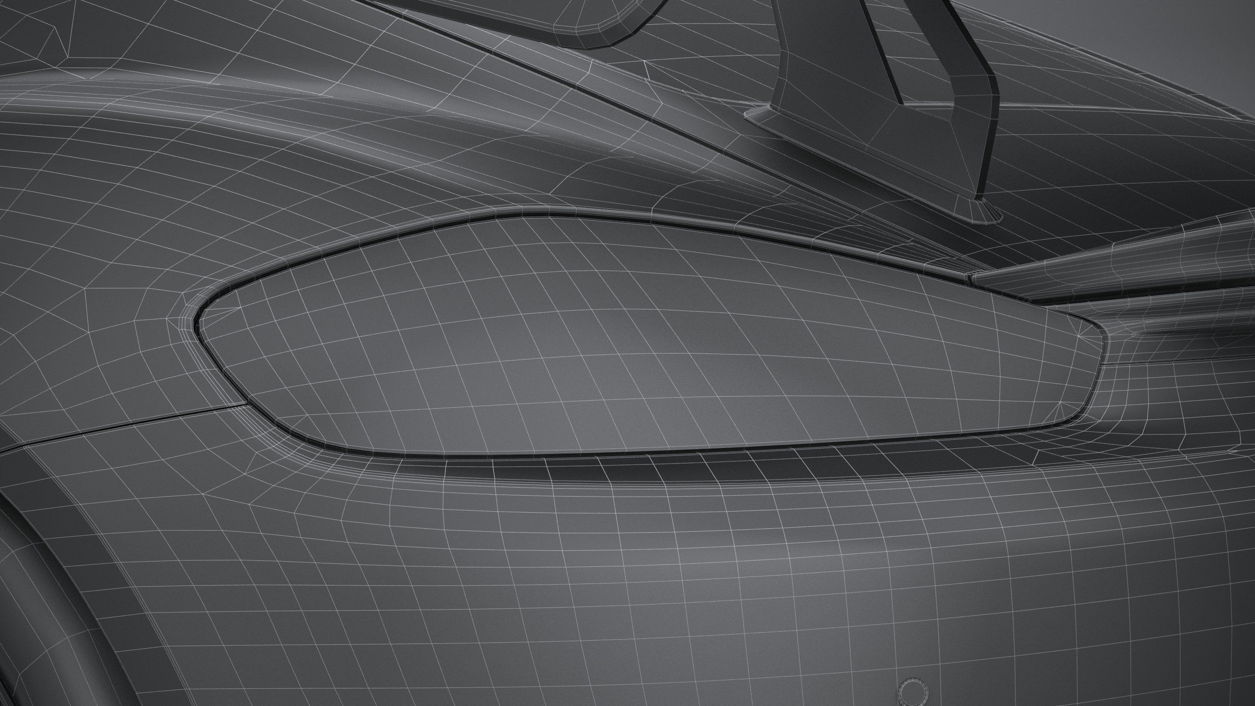 Porsche 718 Cayman GT4 RS 2022 lowpoly Low-poly 3D model_35