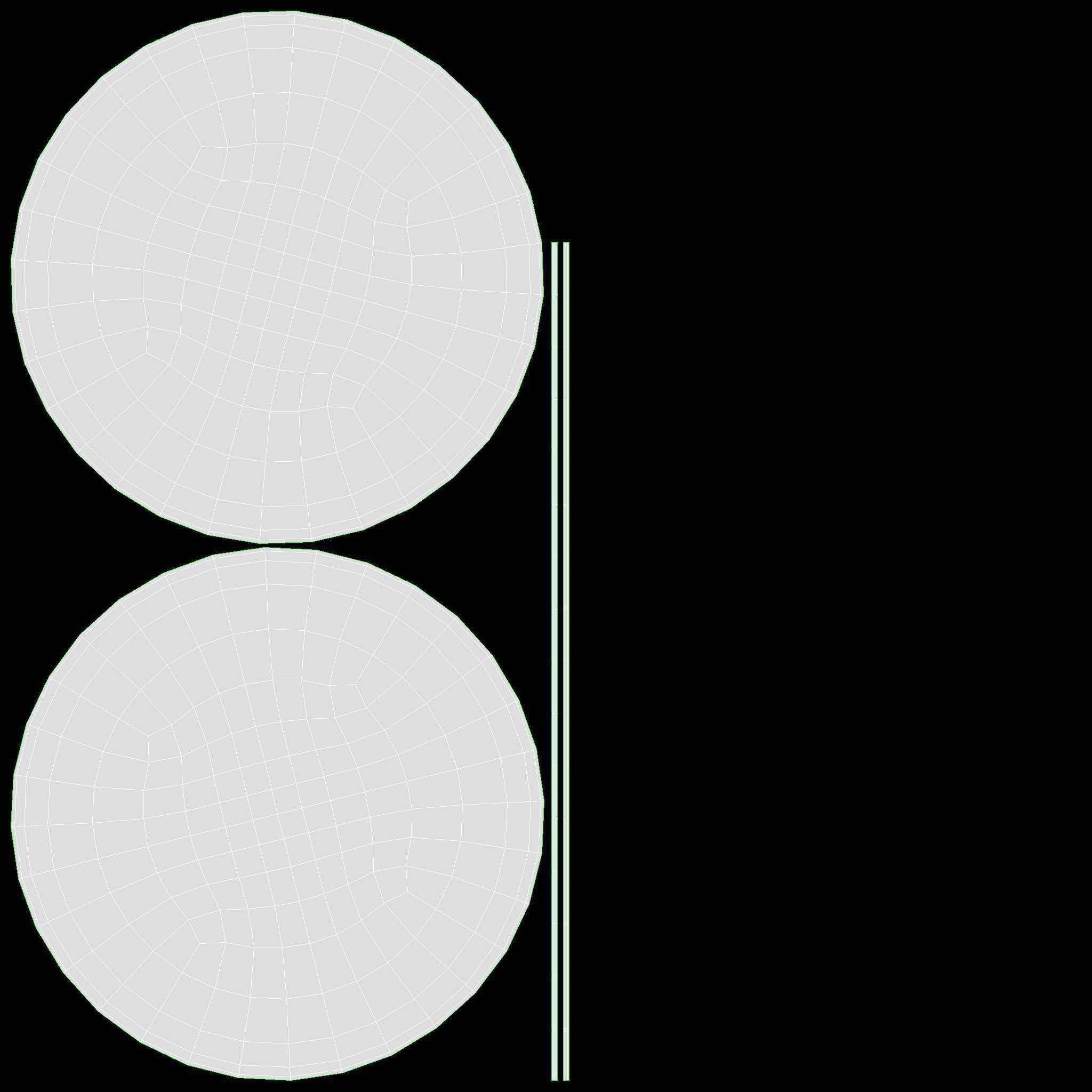 Rattan four chair and table set 02 3D model_12