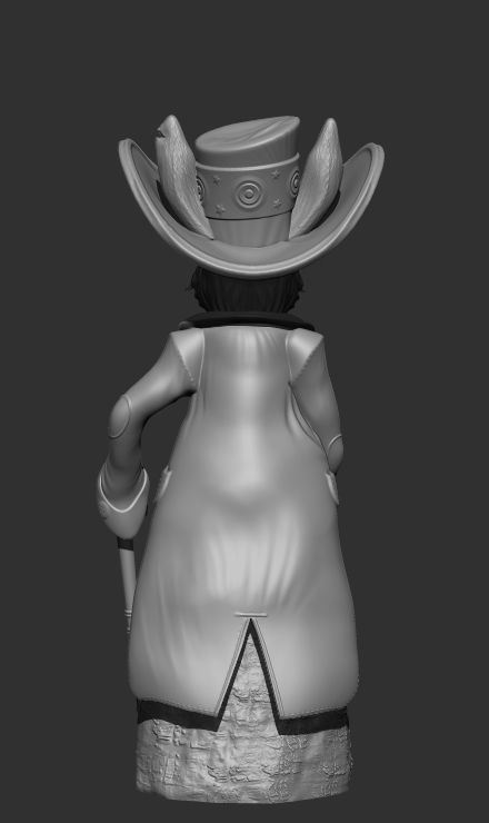 Syrus The Steampunk Rabbit 3D print model_5