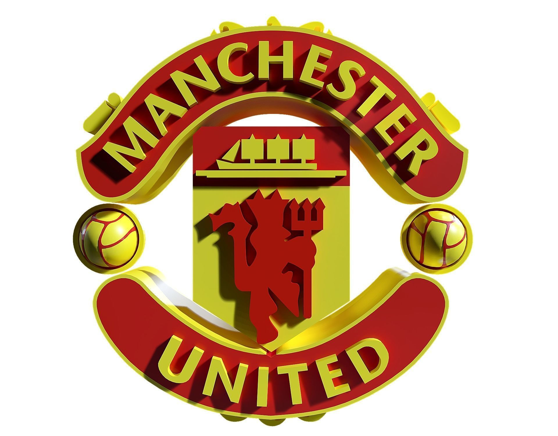 manchester united 3D print model_2