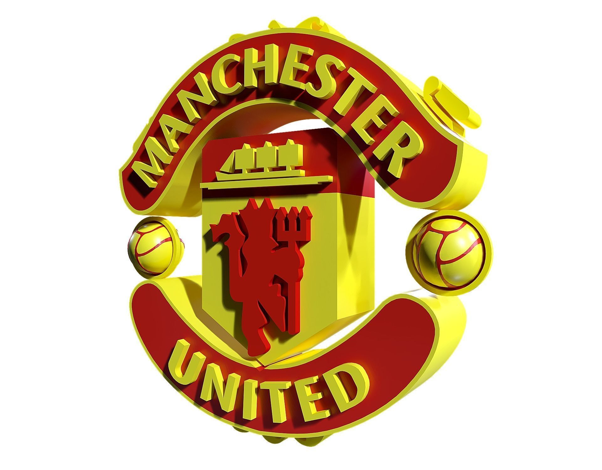 manchester united 3D print model_1